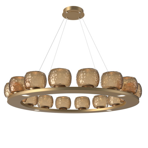 Vessel LED Chandelier in Novel Brass (404|CHB0091-0D-NB-B-CA1-L3)