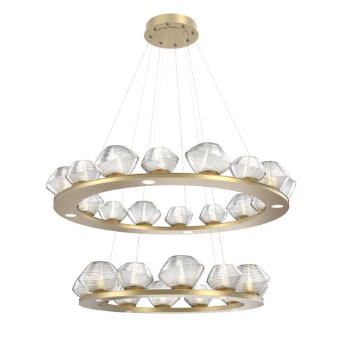 Mesa LED Chandelier in Gilded Brass (404|CHB0089-2B-GB-C-CA1-L1)