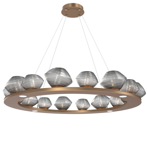 Mesa LED Chandelier in Novel Brass (404|CHB0089-0D-NB-S-CA1-L3)