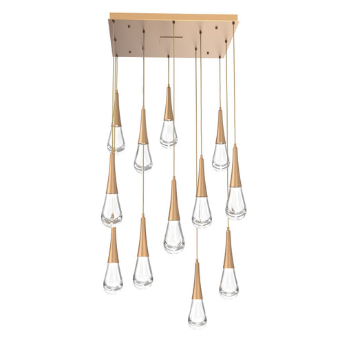 Raindrop LED Pendant in Satin Nickel (404|CHB0078-12-SN-C-C01-L3)