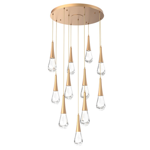 Raindrop LED Pendant in Gunmetal (404|CHB0078-11-GM-C-C01-L1)