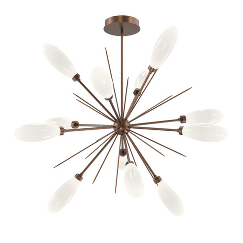 Fiori LED Chandelier in Burnished Bronze (404|CHB0071-0B-BB-WL-001-L3)