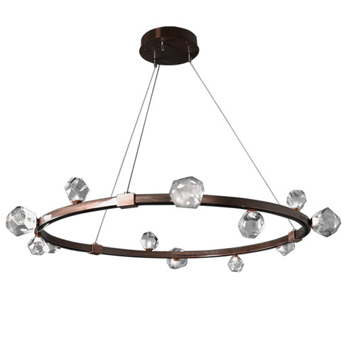 Stella LED Chandelier in Oil Rubbed Bronze (404|CHB0070-40-RB-CZ-CA1-L3)