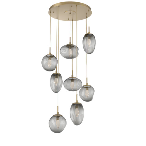 Cosmos LED Pendant in Gilded Brass (404|CHB0069-08-GB-GS-C01-L3)