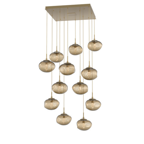 Nova LED Pendant in Gilded Brass (404|CHB0068-12-GB-GB-C01-L3)