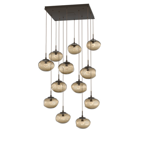 Nova LED Pendant in Flat Bronze (404|CHB0068-12-FB-FB-C01-L3)