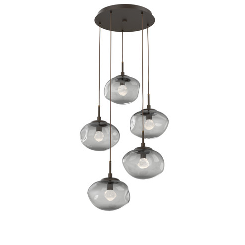 Nova LED Pendant in Flat Bronze (404|CHB0068-05-FB-ZS-C01-L1)