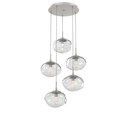 Nova LED Pendant in Beige Silver (404|CHB0068-05-BS-GC-C01-L3)