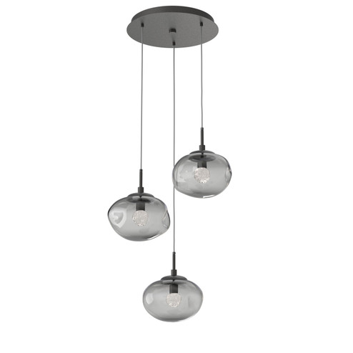 Nova LED Pendant in Graphite (404|CHB0068-03-GP-FS-C01-L3)