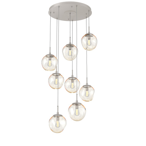 Aster Eight Light Pendant in Beige Silver (404|CHB0062-08-BS-A-C01-E2)