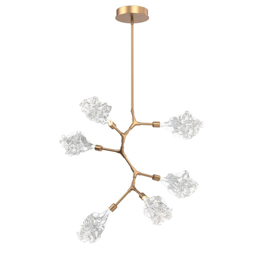 Blossom LED Lantern in Gilded Brass (404|CHB0059-VA-GB-BC-001-L1)