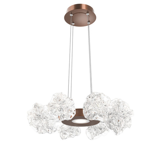 Blossom LED Chandelier in Burnished Bronze (404|CHB0059-24-BB-BC-CA1-L3)