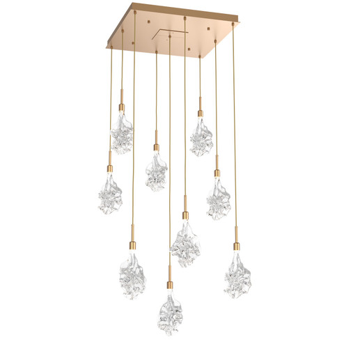 Blossom LED Pendant in Novel Brass (404|CHB0059-09-NB-BC-C01-L3)