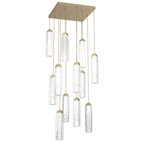 Ledgestone LED Pendant in Gilded Brass (404|CHB0056-12-GB-LC-C01-L1)