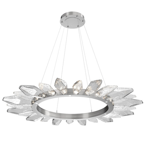 Rock Crystal LED Chandelier in Satin Nickel (404|CHB0050-56-SN-CC-CA1-L3)