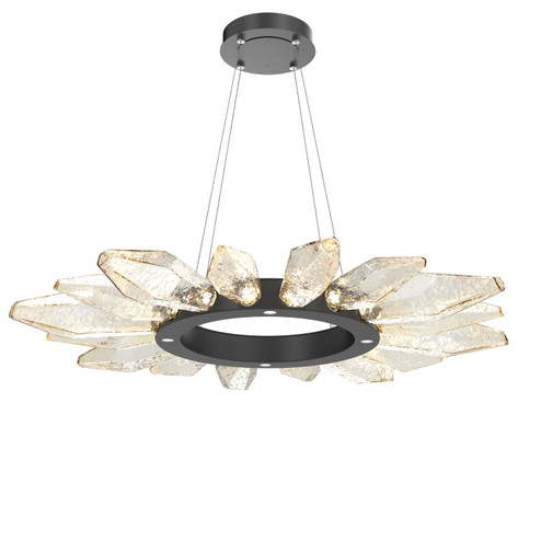 Rock Crystal LED Chandelier in Matte Black (404|CHB0050-42-MB-CA-CA1-L3)