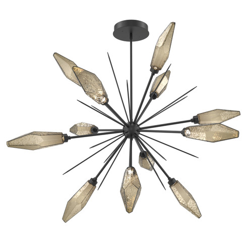 Rock Crystal LED Lantern in Matte Black (404|CHB0050-0B-MB-CB-001-L3)