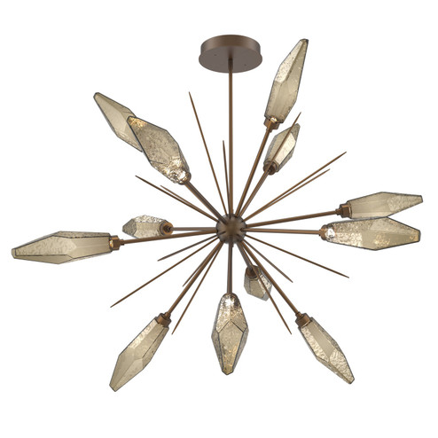 Rock Crystal LED Starburst in Flat Bronze (404|CHB0050-0B-FB-CB-001-L1)