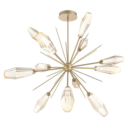 Aalto LED Starburst in Gilded Brass (404|CHB0049-0B-GB-RA-001-L1)