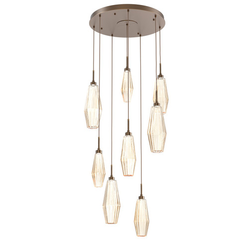 Aalto LED Pendant in Flat Bronze (404|CHB0049-08-FB-RA-C01-L3)