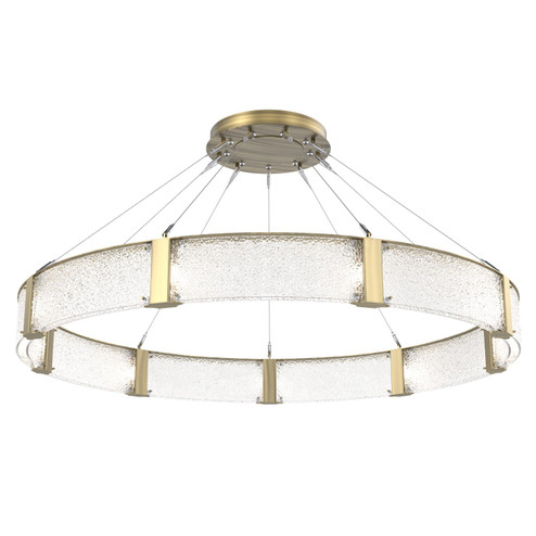 Parallel LED Chandelier in Heritage Brass (404|CHB0042-60-HB-CR-CA1-L1)