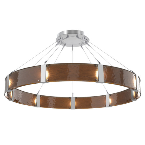 Parallel LED Chandelier in Classic Silver (404|CHB0042-60-CS-BG-CA1-L3)
