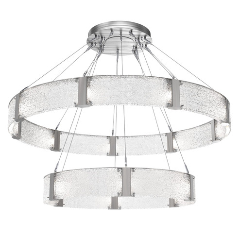 Parallel LED Chandelier in Satin Nickel (404|CHB0042-2C-SN-CR-CA1-L1)