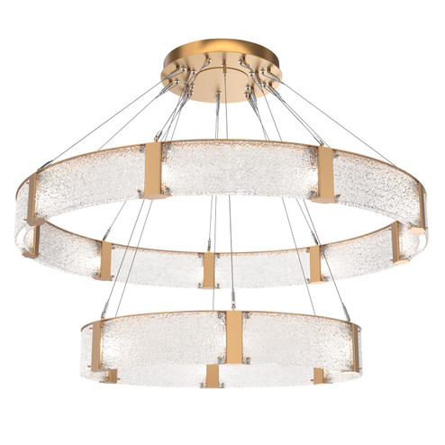 Parallel LED Chandelier in Novel Brass (404|CHB0042-2C-NB-CR-CA1-L1)