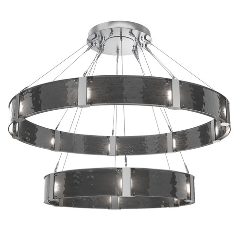 Parallel LED Chandelier in Classic Silver (404|CHB0042-2C-CS-SG-CA1-L3)