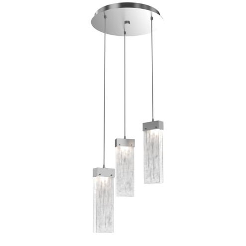 Parallel LED Pendant in Classic Silver (404|CHB0042-03-CS-CG-C01-L1)