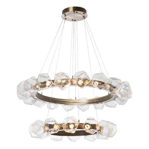 Gem LED Chandelier in Matte Black (404|CHB0039-2T-MB-C-CA1-L1)