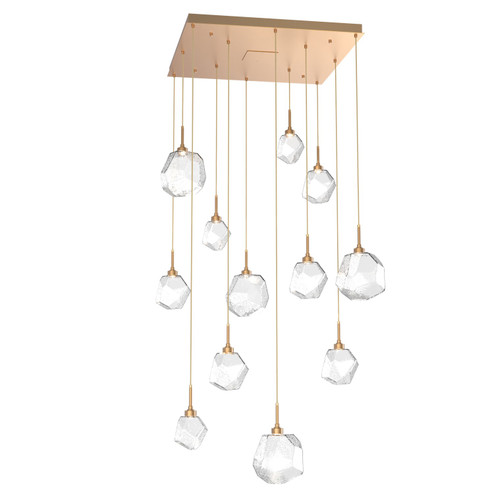 Gem LED Pendant in Novel Brass (404|CHB0039-12-NB-C-C01-L1)