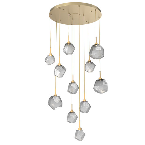 Gem LED Pendant in Gilded Brass (404|CHB0039-11-GB-S-C01-L3)