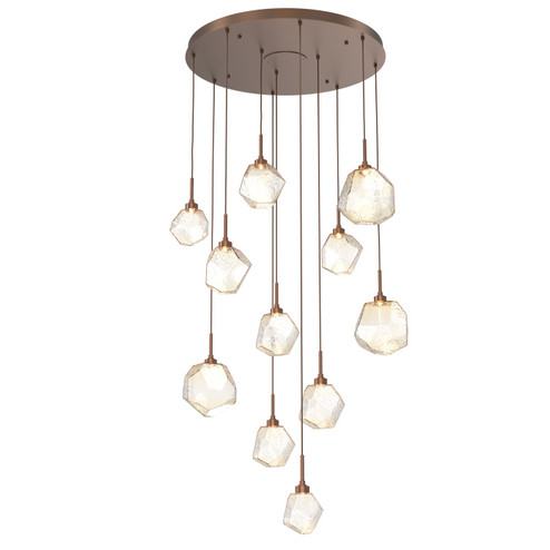 Gem LED Pendant in Burnished Bronze (404|CHB0039-11-BB-A-C01-L1)