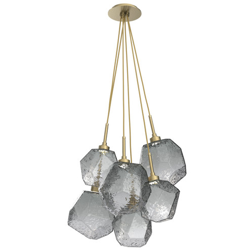 Gem LED Cluster in Gilded Brass (404|CHB0039-0F-GB-S-C01-L1)