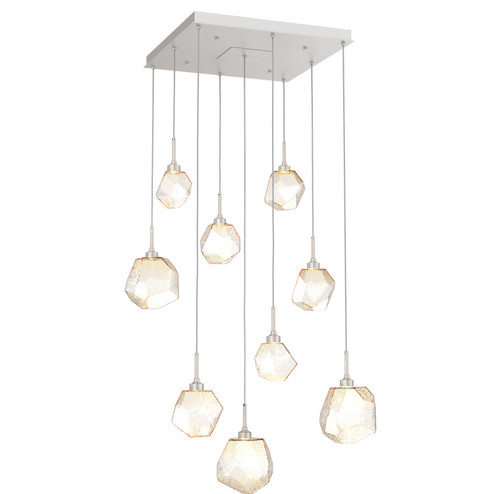 Gem LED Pendant in Beige Silver (404|CHB0039-09-BS-A-C01-L3)