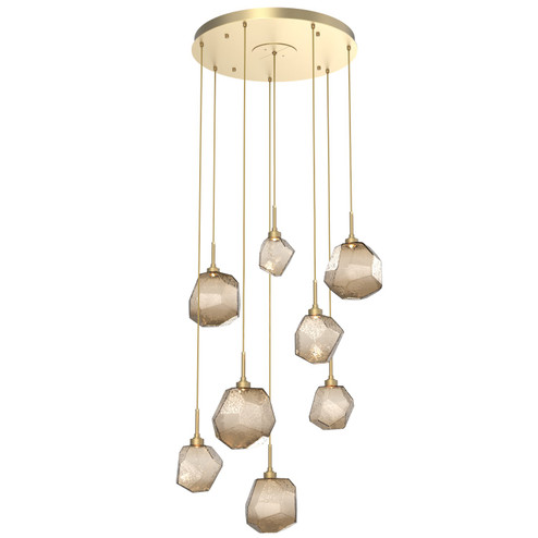 Gem LED Pendant in Gilded Brass (404|CHB0039-08-GB-B-C01-L1)