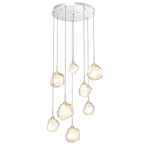 Gem LED Pendant in Classic Silver (404|CHB0039-08-CS-A-C01-L3)