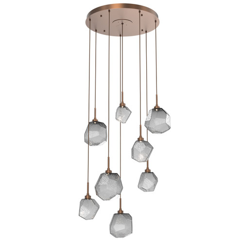 Gem LED Pendant in Burnished Bronze (404|CHB0039-08-BB-S-C01-L3)