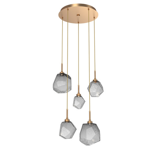 Gem LED Pendant in Novel Brass (404|CHB0039-05-NB-S-C01-L1)