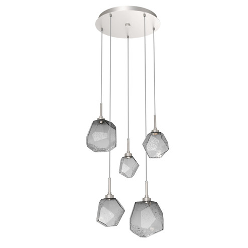 Gem LED Pendant in Beige Silver (404|CHB0039-05-BS-S-C01-L1-RTS)