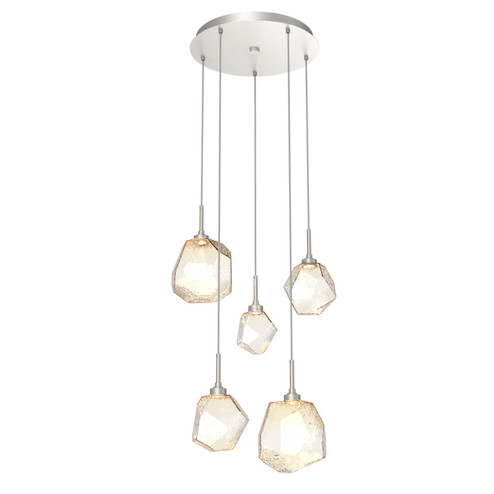 Gem LED Pendant in Beige Silver (404|CHB0039-05-BS-A-C01-L1-RTS)