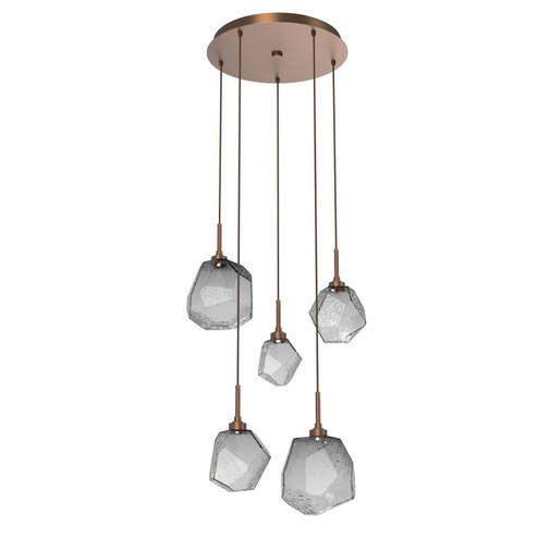 Gem LED Pendant in Burnished Bronze (404|CHB0039-05-BB-S-C01-L3)