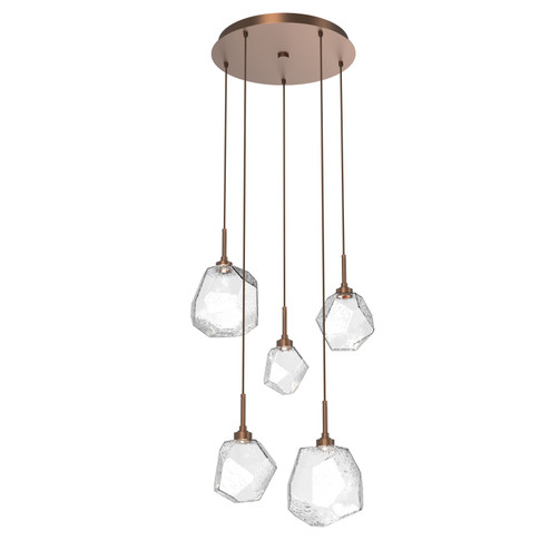 Gem LED Pendant in Burnished Bronze (404|CHB0039-05-BB-C-C01-L3)