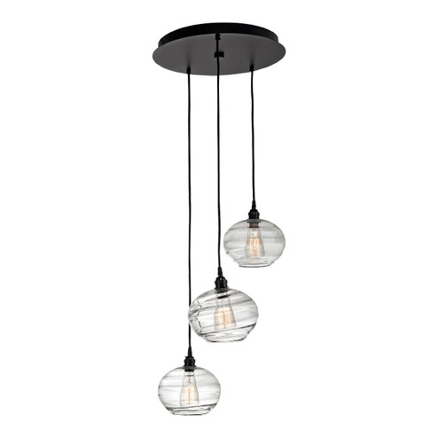 Coppa Three Light Pendant in Gilded Brass (404|CHB0036-03-GB-OB-C01-E2)