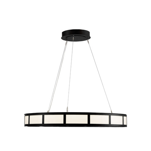 Carlyle LED Chandelier in Matte Black (404|CHB0033-36-MB-WL-CA1-L3)