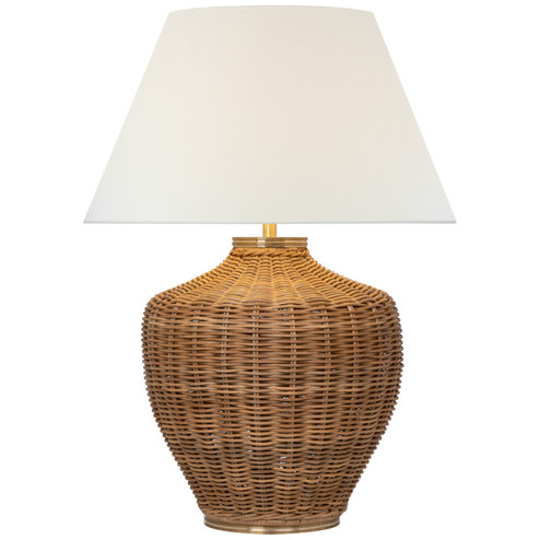 Evie LED Table Lamp in Natural Wicker (268|MF 3012NTW-L)