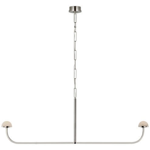 Pedra LED Chandelier in Polished Nickel (268|KW 5625PN-ALB)