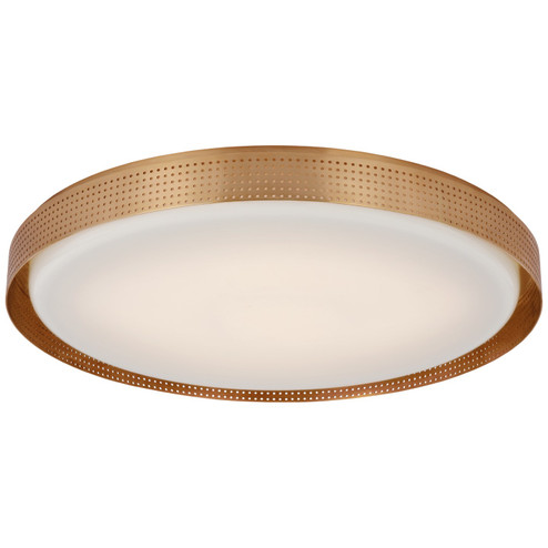 Precision LED Flush Mount in Antique-Burnished Brass (268|KW 4083AB-WG)