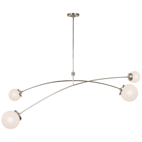 Prescott LED Chandelier in Polished Nickel (268|KS 5406PN-WG)